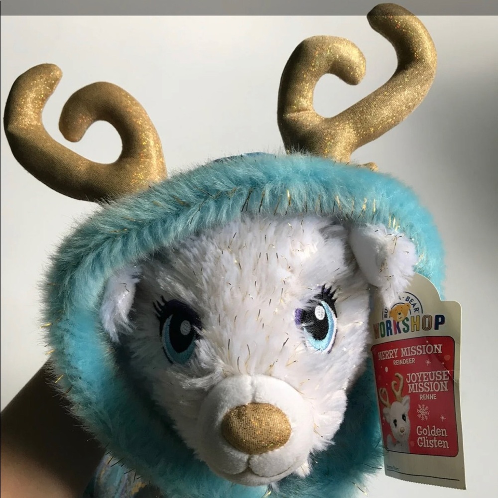 Build-A-Bear Workshop White Reindeer